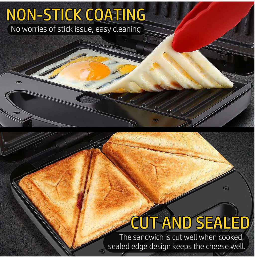 3-in-1 Sandwich Maker (Detachable Plates)