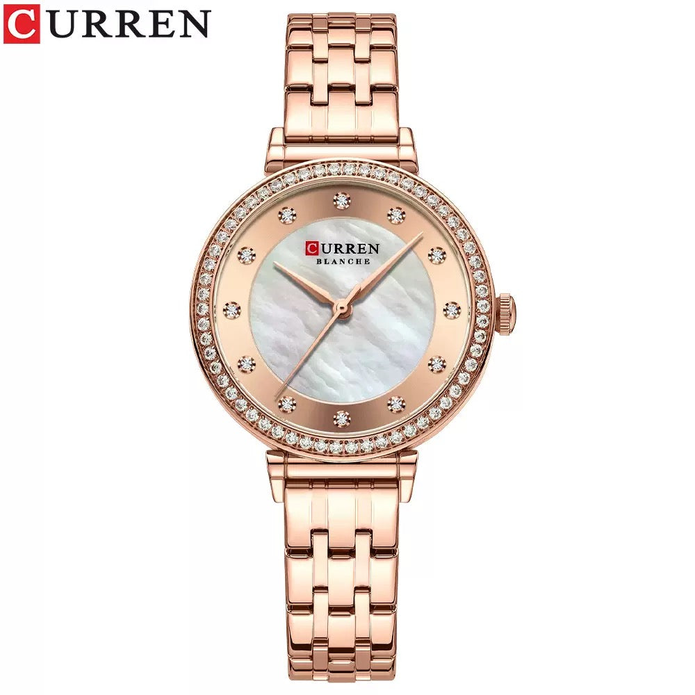 CURREN Blanche Chic Women’s Stainless Steel Watch (Comes Boxed)