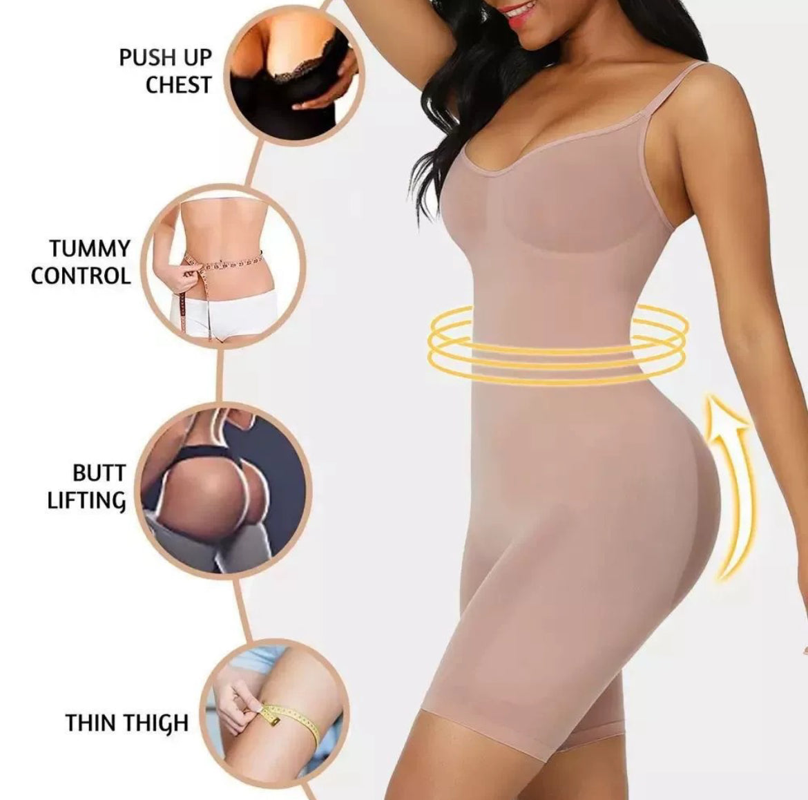 Compression Shapewear for Tummy control and Butt-lift