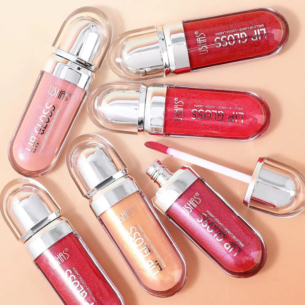 Ushas Glossy Shimmer Lip Gloss (MOQ-6 pieces)