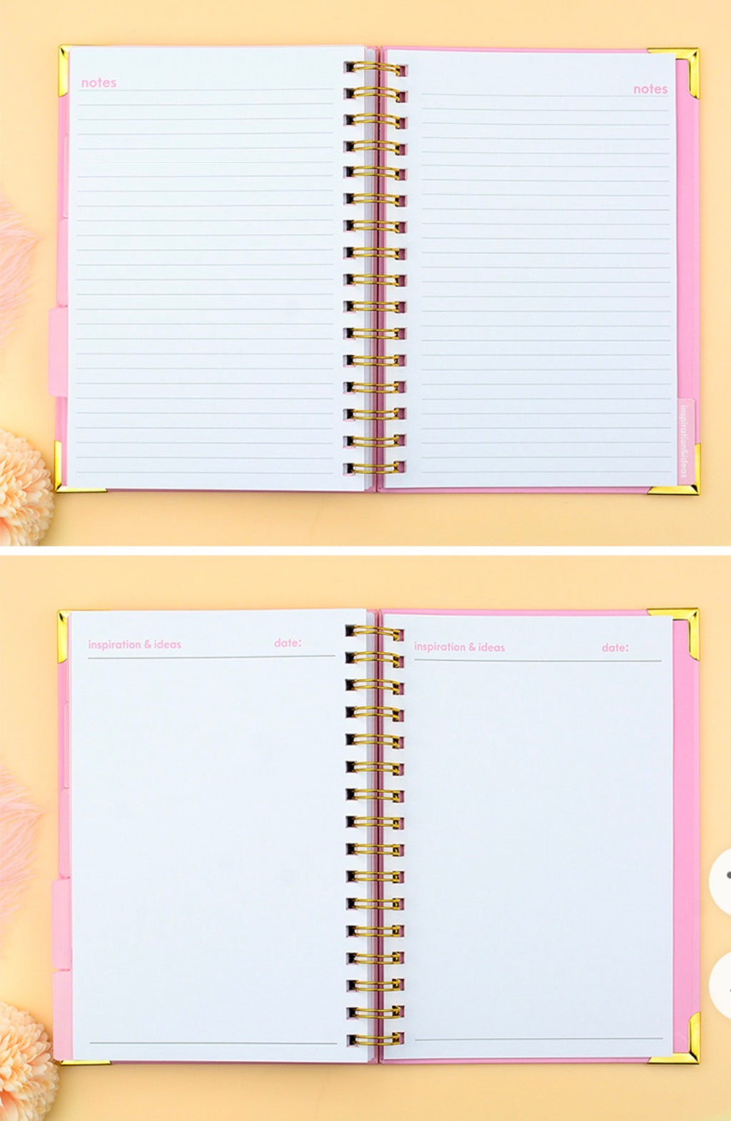 2026 Goals Planner Spiral Hardcover Notebook