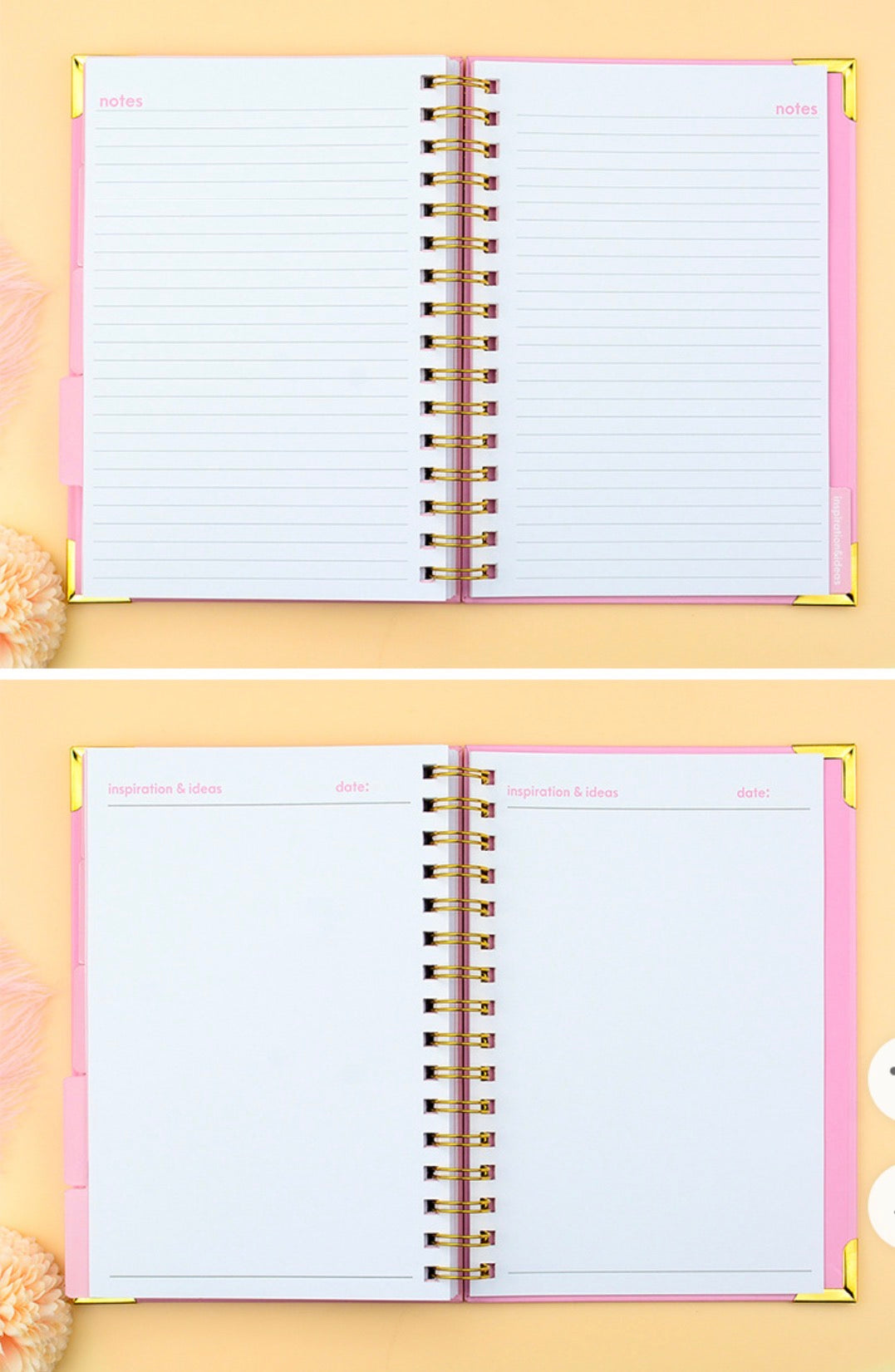 2026 Goals Planner Spiral Hardcover Notebook