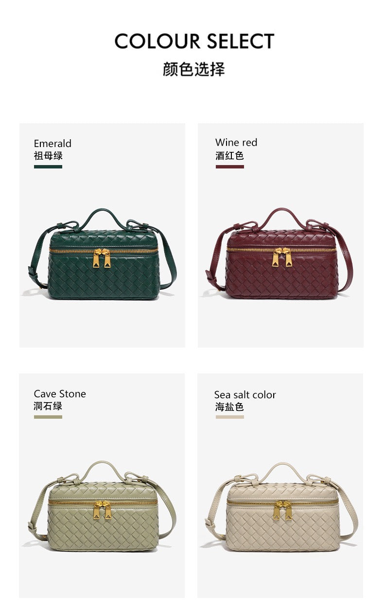Woven Luxe Mini Crossbody Bag