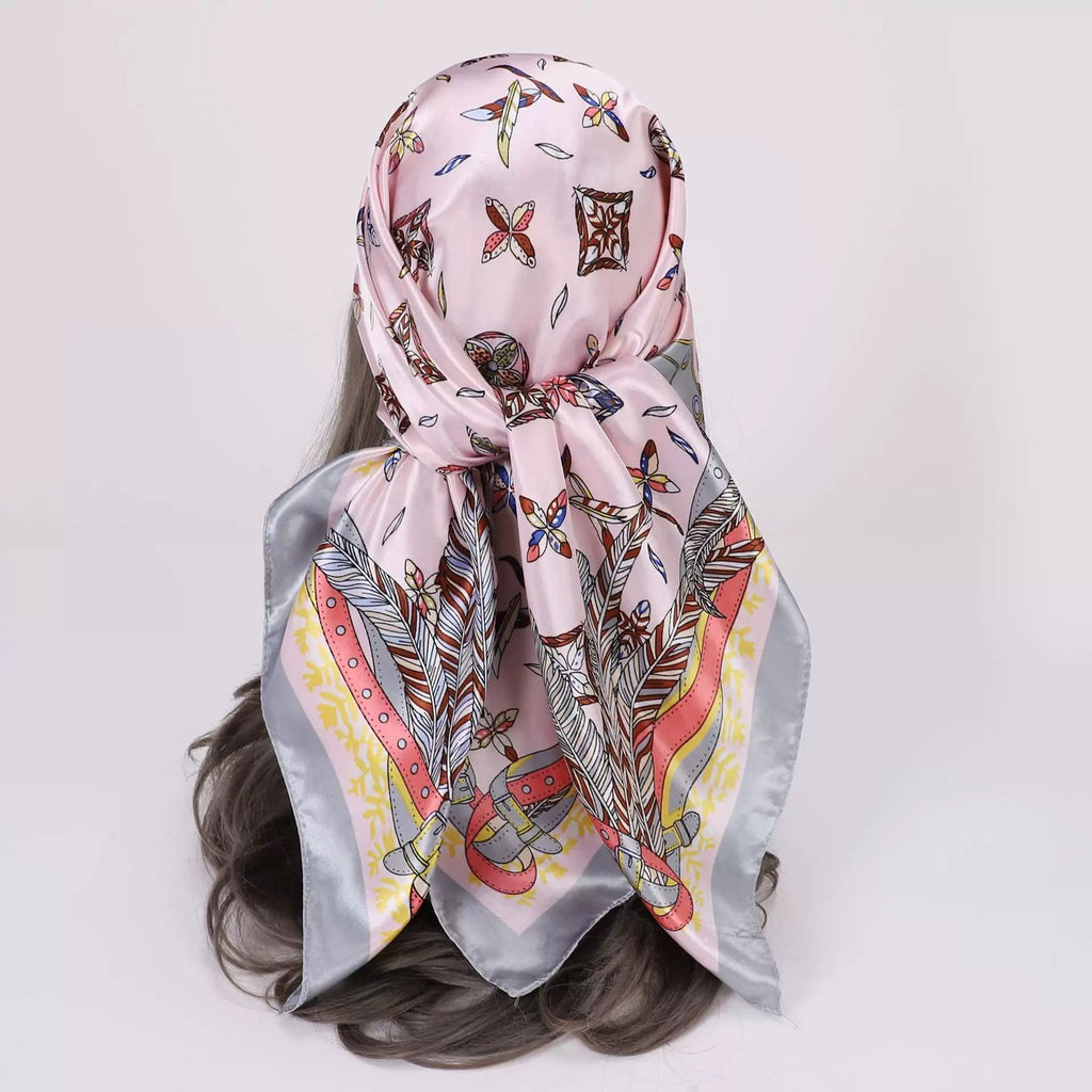 90x90cm High Quality Silk Scarves (Set of 6 designs)
