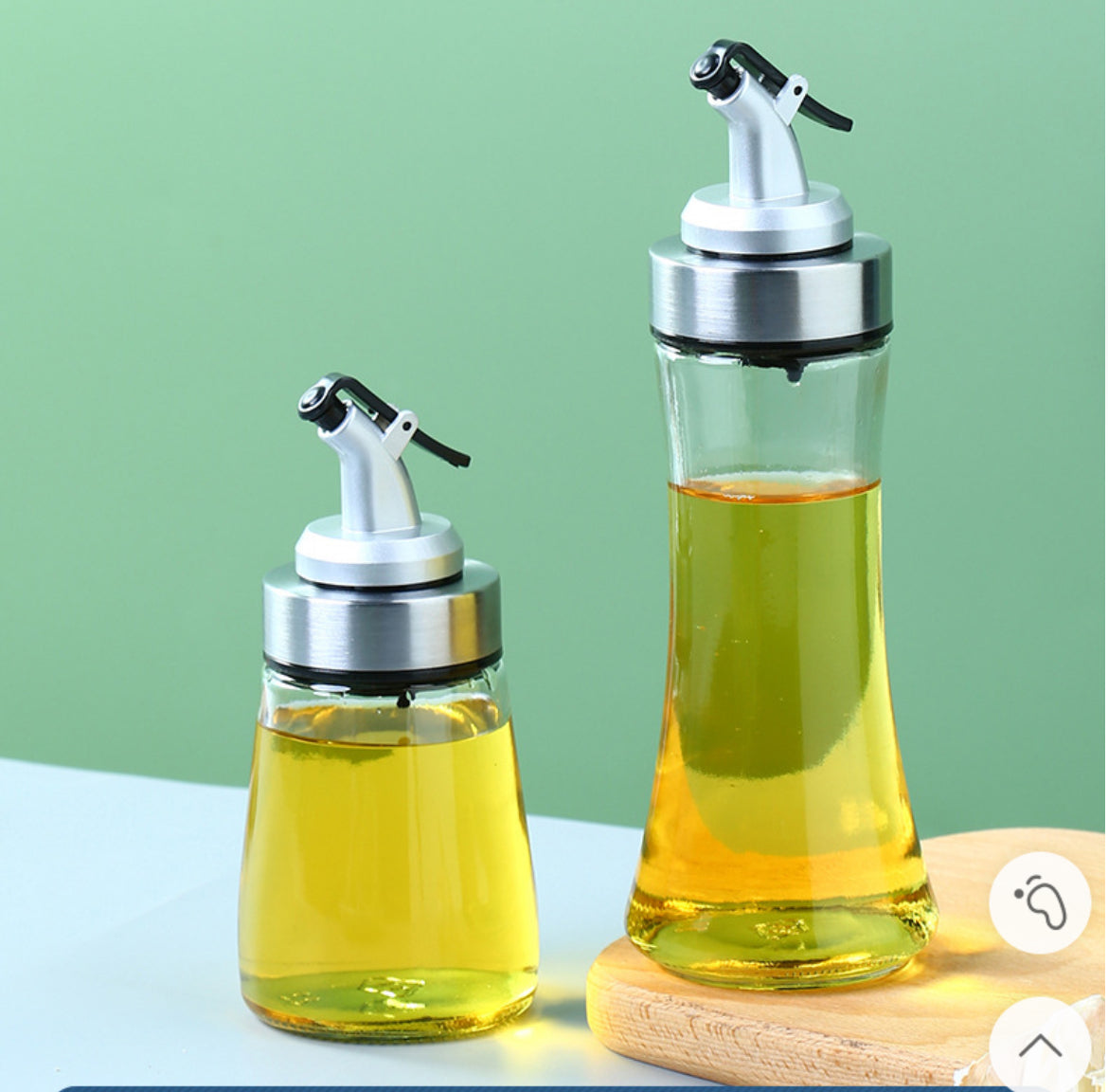 Glass Oil & Vinegar Dispenser Bottle (170ml / 200ml)