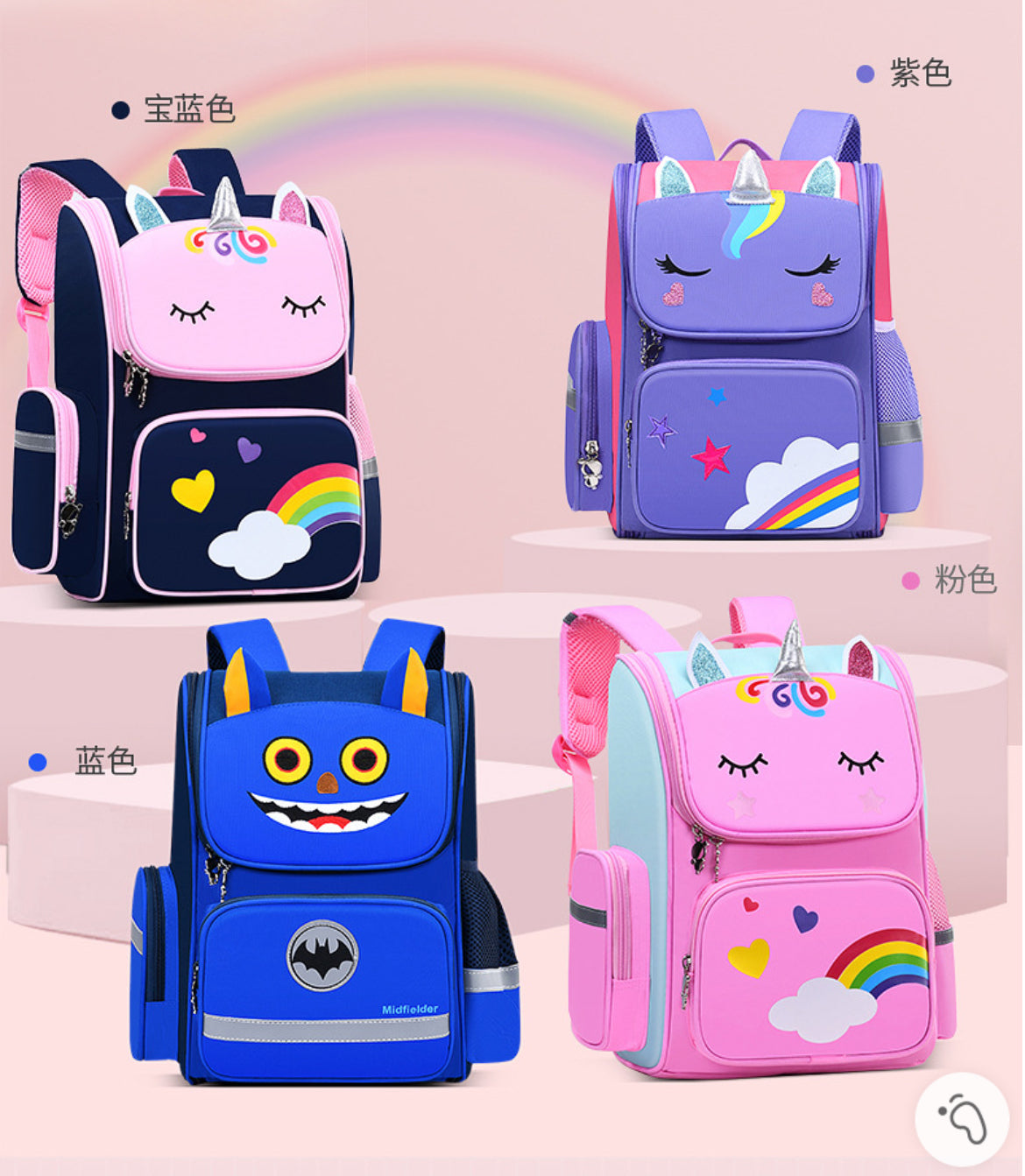 Kid’s Orthopaedic School Backpack (Lightweight and Breathable )