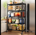 5-Layer Foldable Metal Storage Rack (Kitchen/Pantry/Utility shelf)