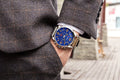 CURREN Men’s Chronograph Leather Strap Watch (Comes Boxed)