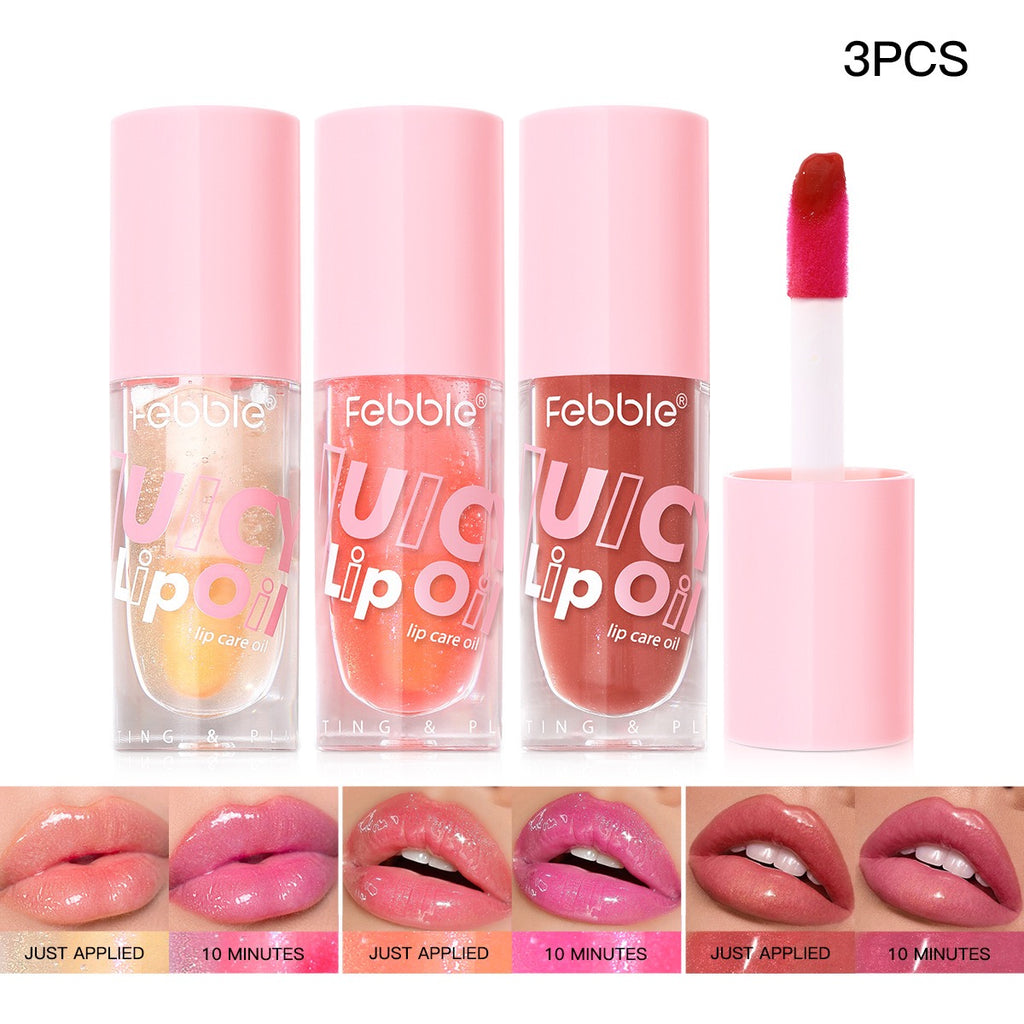 Colour Changing Glossy Lip Oil set (Set of 3)