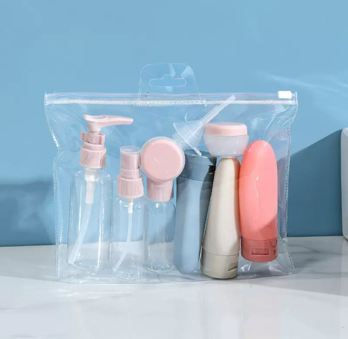 Compact Travel Bottle set for cosmetics (11-piece set)