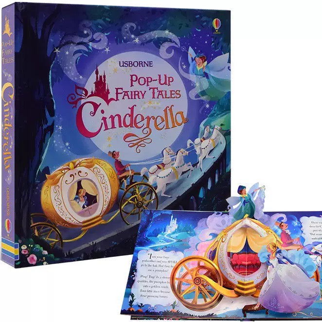 (Set of 10 Books) Children’s 3D Pop-Up Book Collection: Educational & Fairy Tale Set
