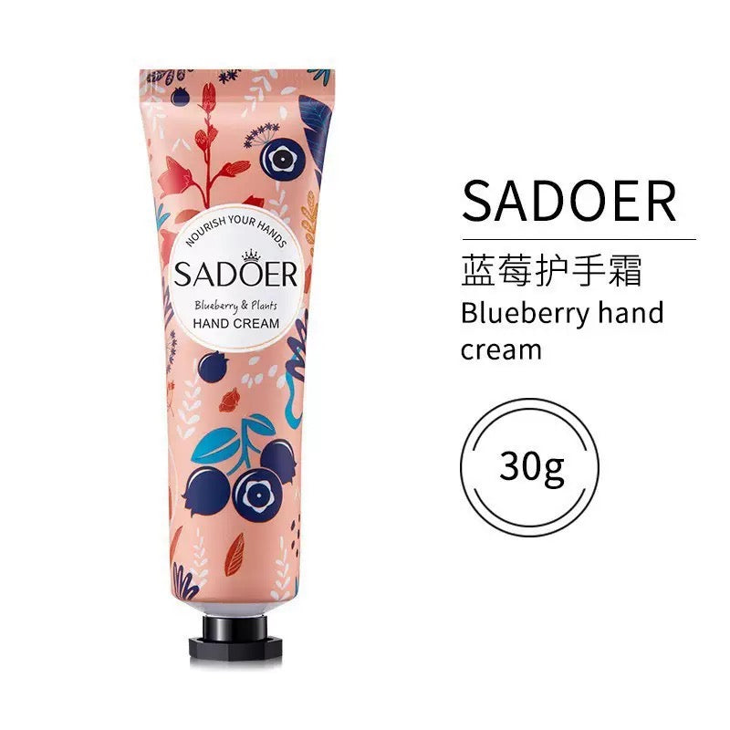SADOER Botanical Hand Cream Set (Pack of 12 Tubes × 30g) – Mixed Scents Deep Moisturizing Hand Care