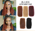 50g 100% Human Hair Afro Kinky Curly Extensions in Assorted Colours and Lengths; 3-4 Packs for a full head