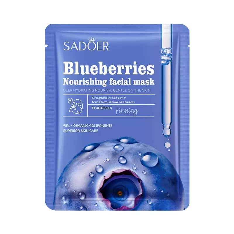 SADOER Plant & Fruit Sheet Face Mask Set (Pack of 11 – Mixed Variants)