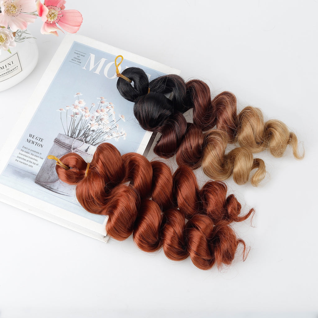 12 inches 150g Italian Curly Braids extensions: 3-4 Packs for a full head
