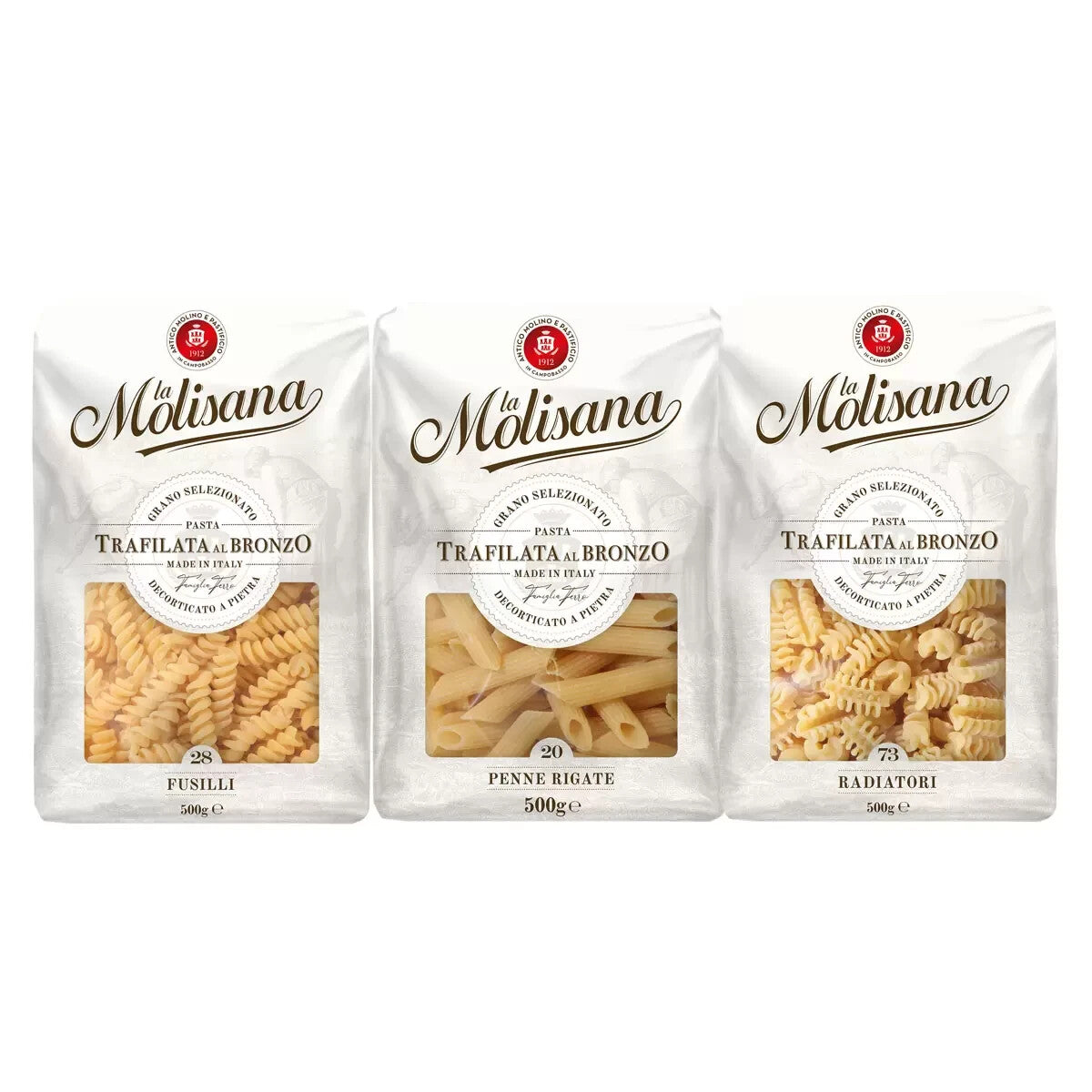 La Molisana Italian Pasta Variety Pack (5 x 500g)