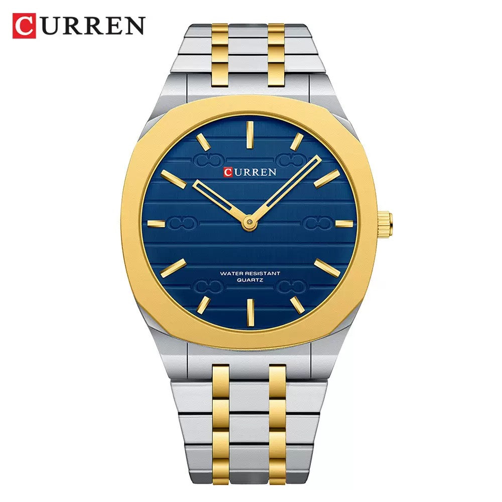 CURREN Elegant Two-Tone Stainless Steel Watch (Comes Boxed)