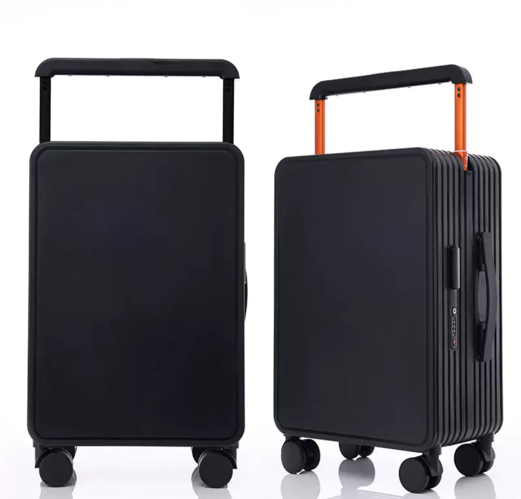 Modern Color-Block Hard-Shell Travel Luggage Set (20/24/26”)
