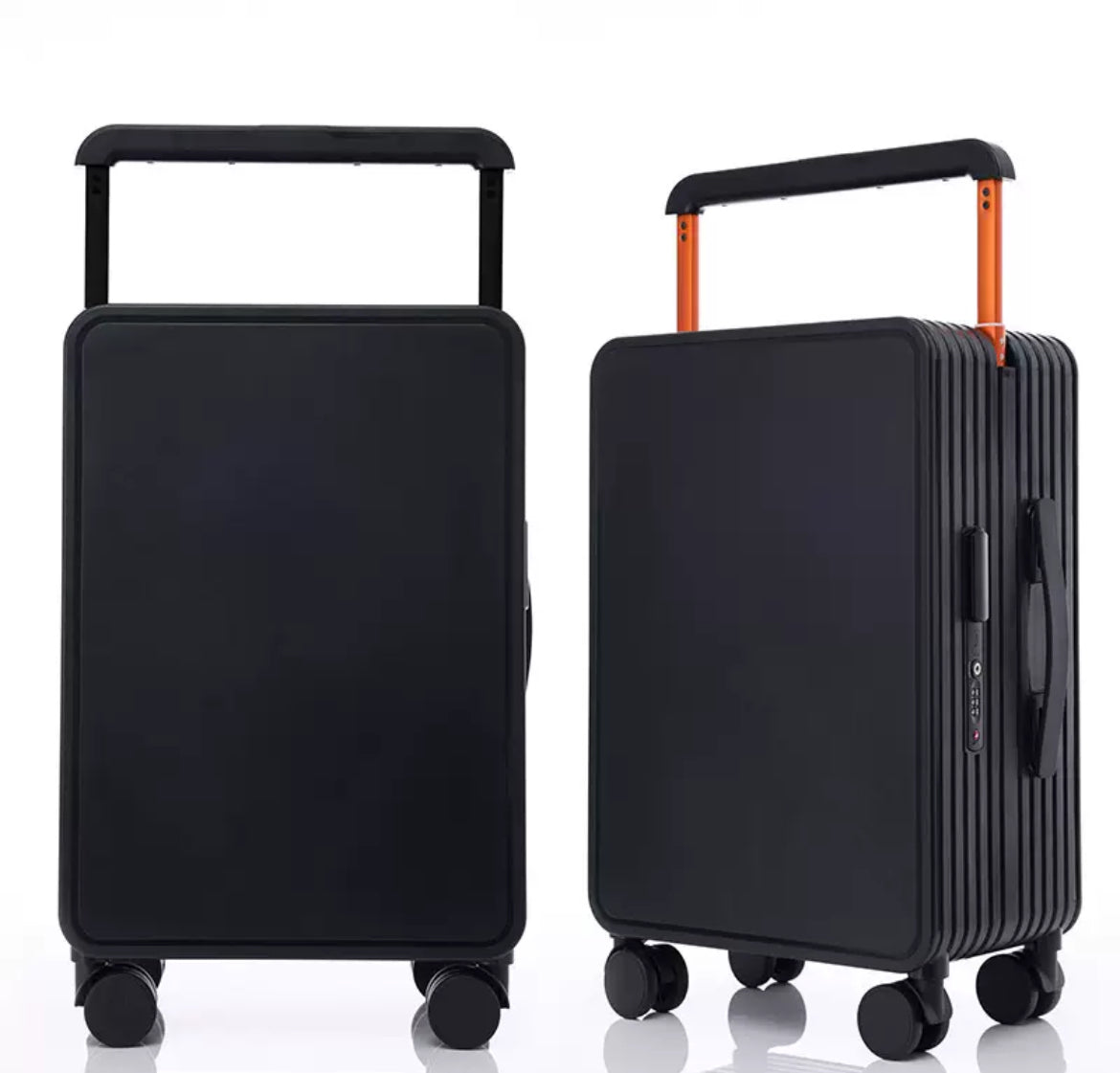 Modern Color-Block Hard-Shell Travel Luggage Set (20/24/26”)