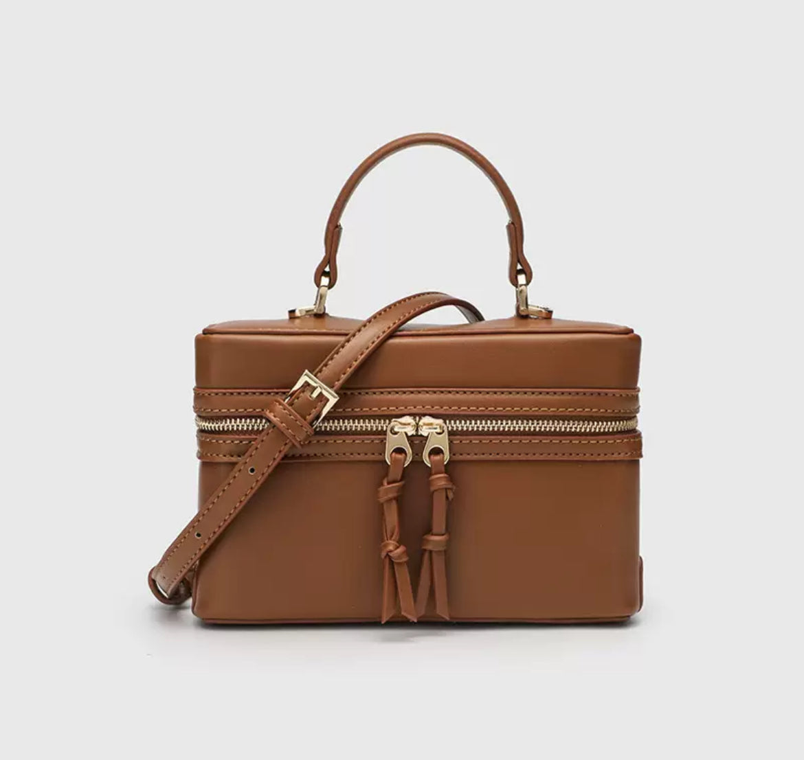 Classic Leather Structured Mini Handbag
