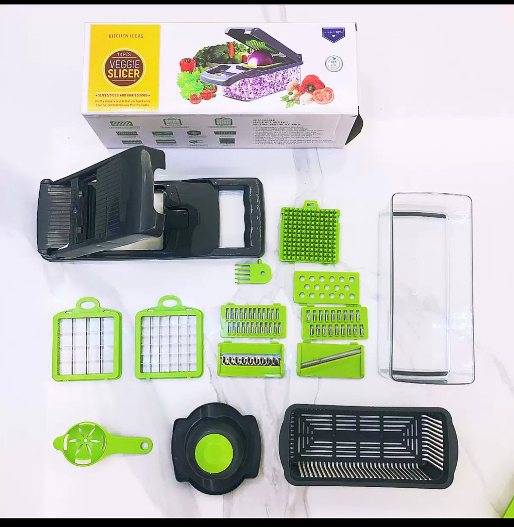 16-piece Multifunctional Vegetable Chopper