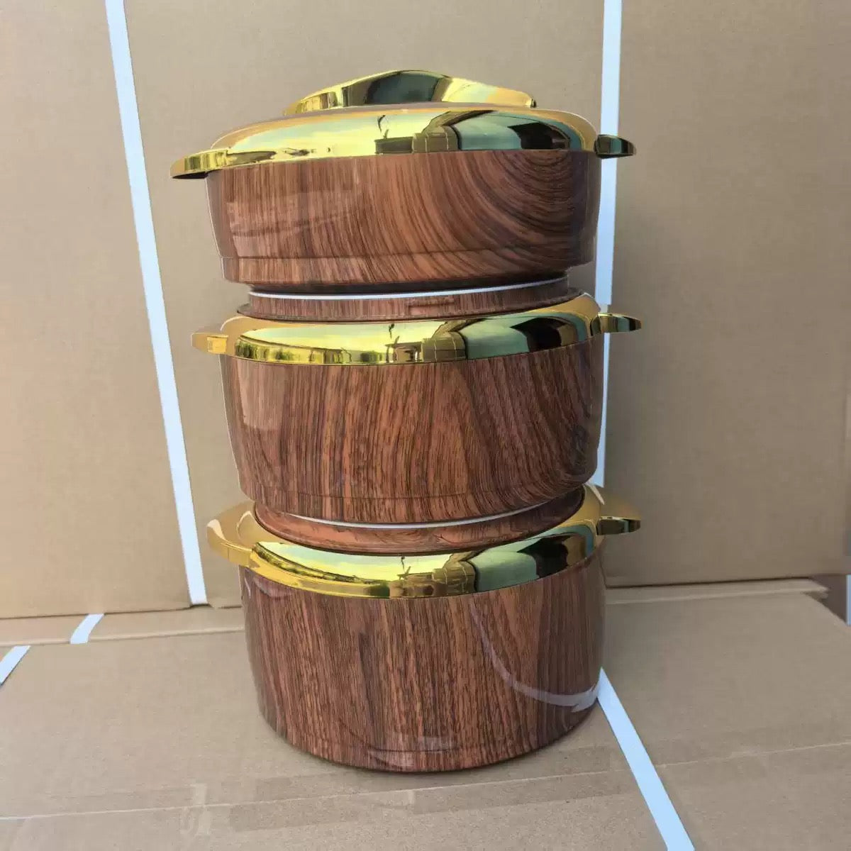 3-Piece Insulated Food Warmer Set (1500,2000,2500ml)