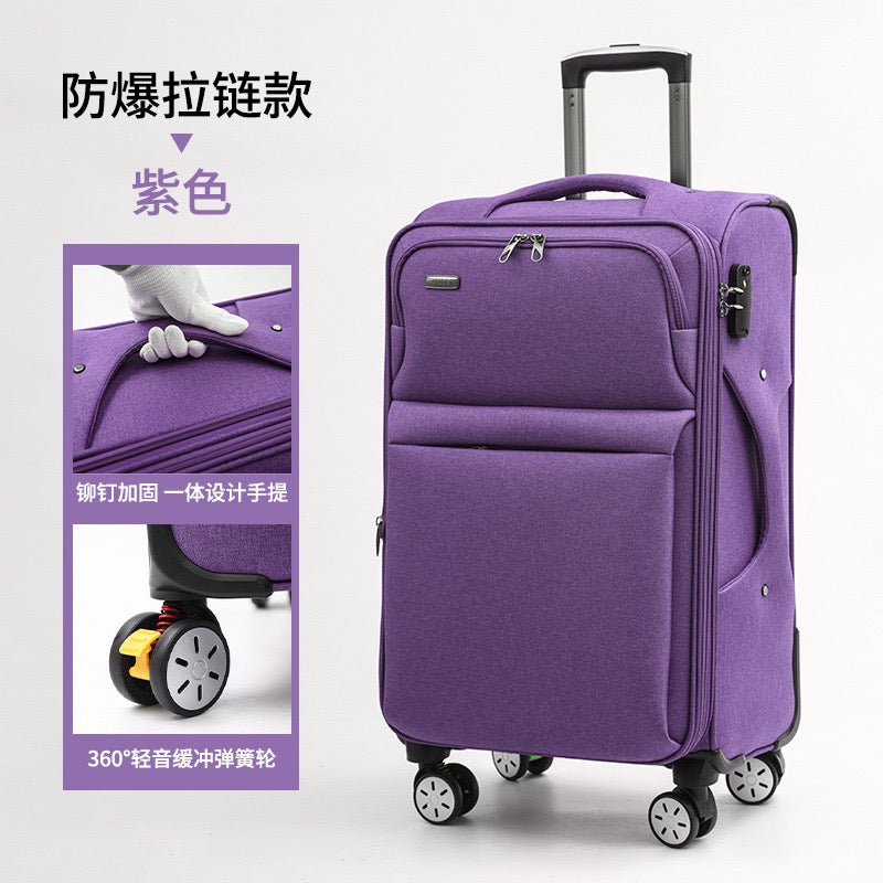 Oxford Fabric Waterproof Travel Luggage Set (20/24/28”)