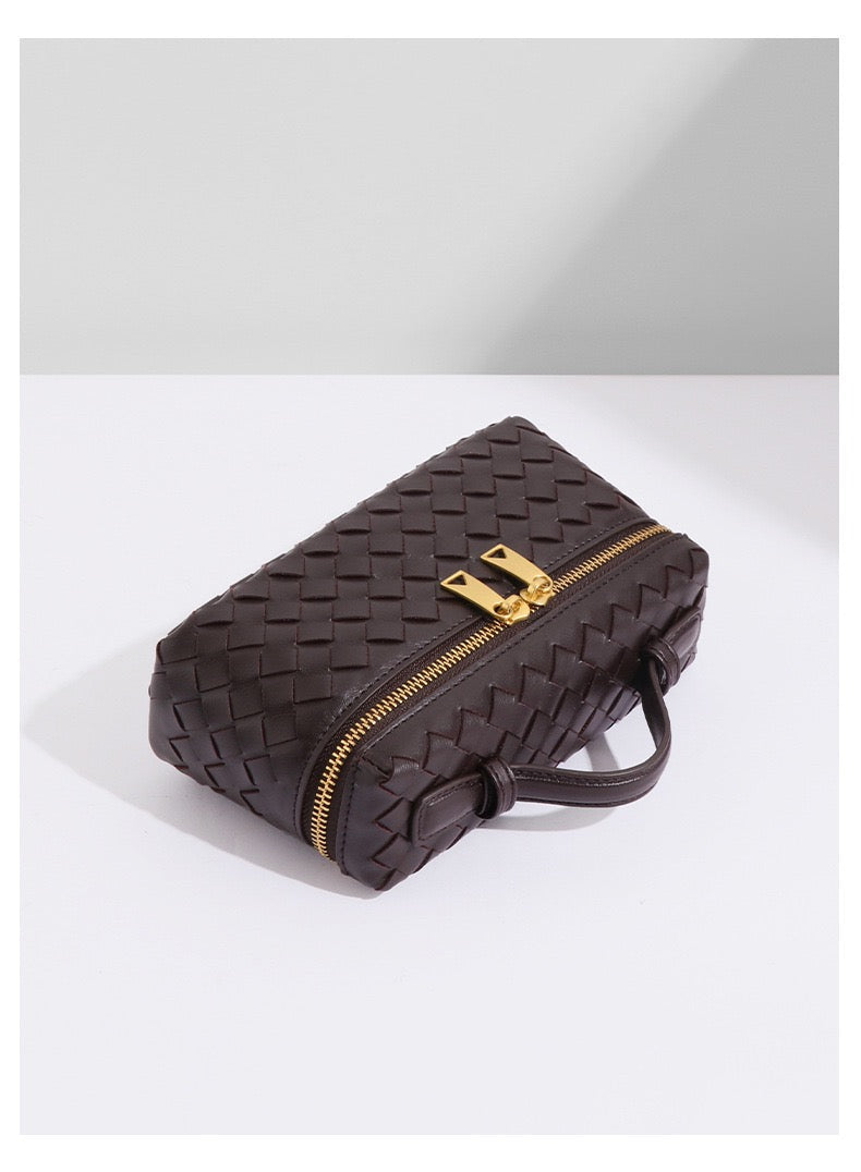 Woven Luxe Mini Crossbody Bag