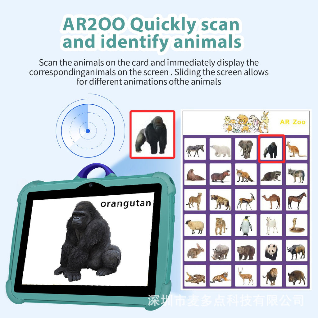 Kids Educational Learning & Games Android Tablet/ 7” HD Screen/ 4GB+64GB/ Dual Camera