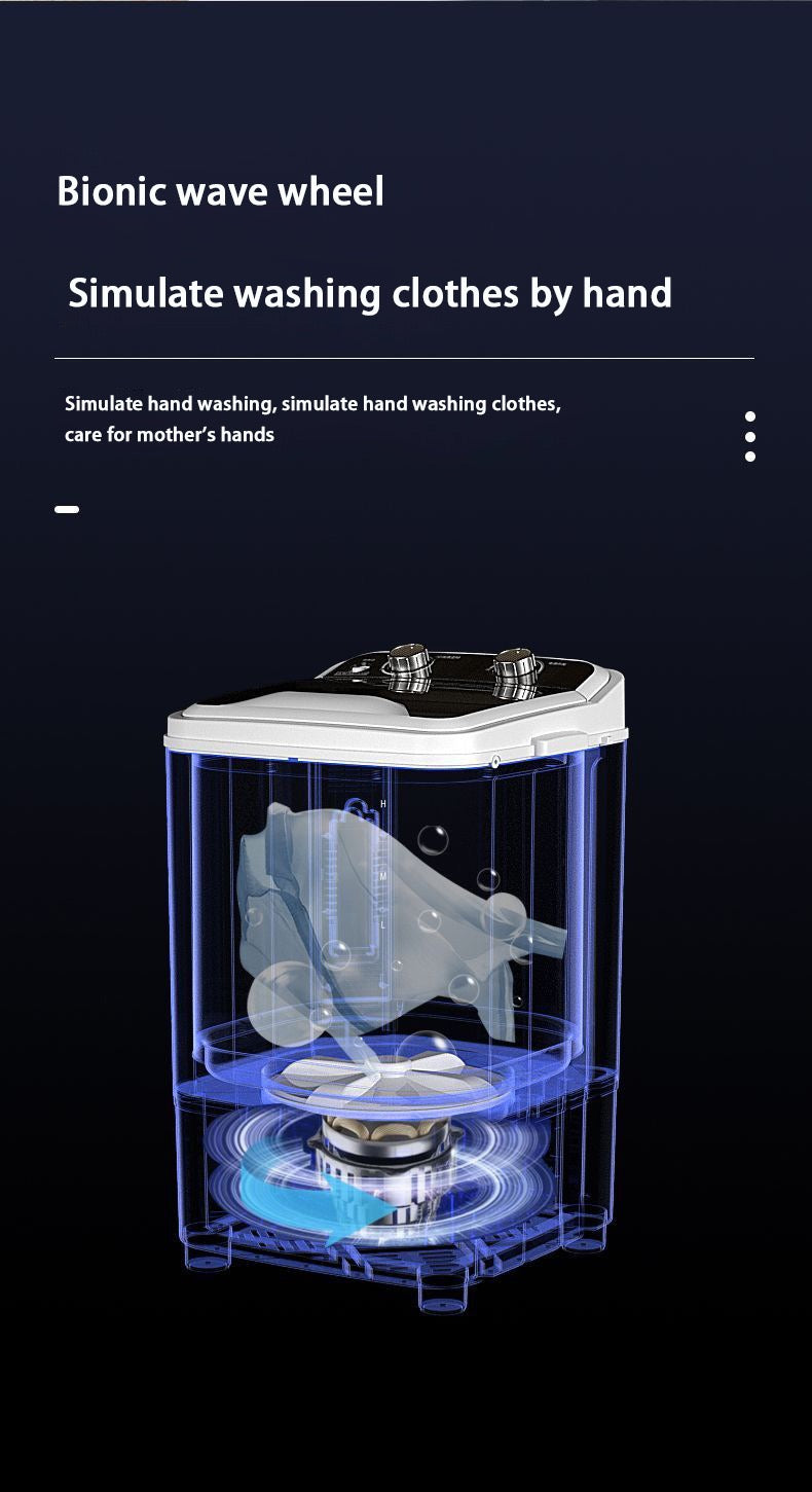 7.5KG Capacity Compact Mini Washing Machine