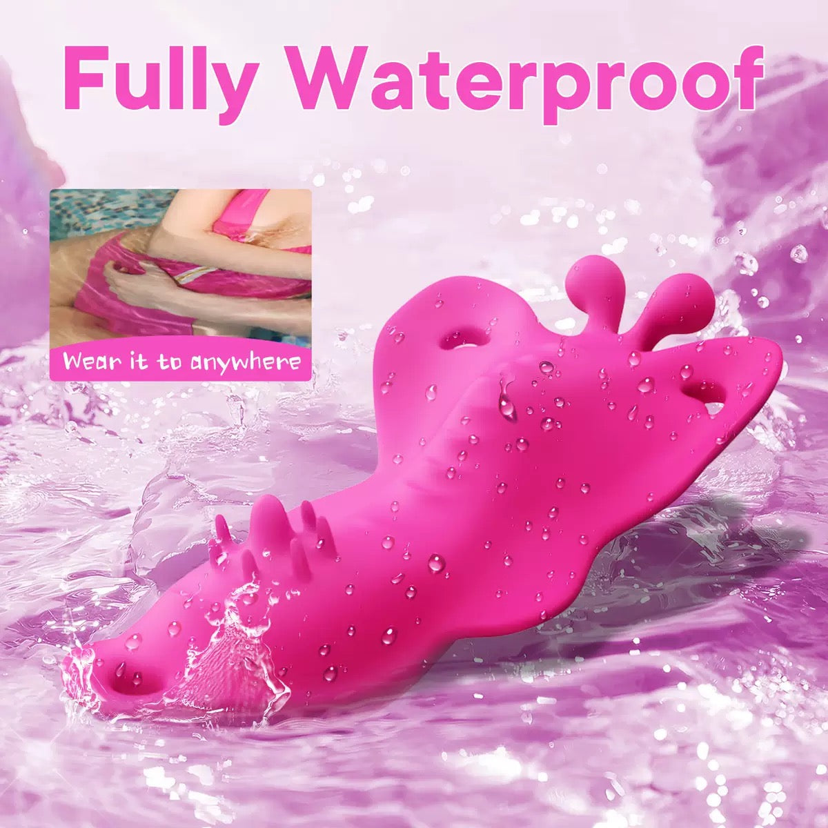 APP Control Butterfly Vibrator Panty Vibrator with 9 Vibration Modes For Clitoris Stimulation
