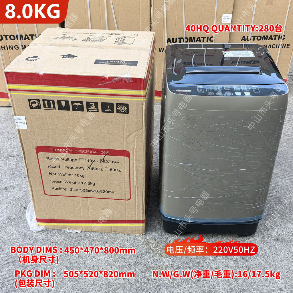 8KG Capacity Top Load Automatic Washing Machine with Air Dry