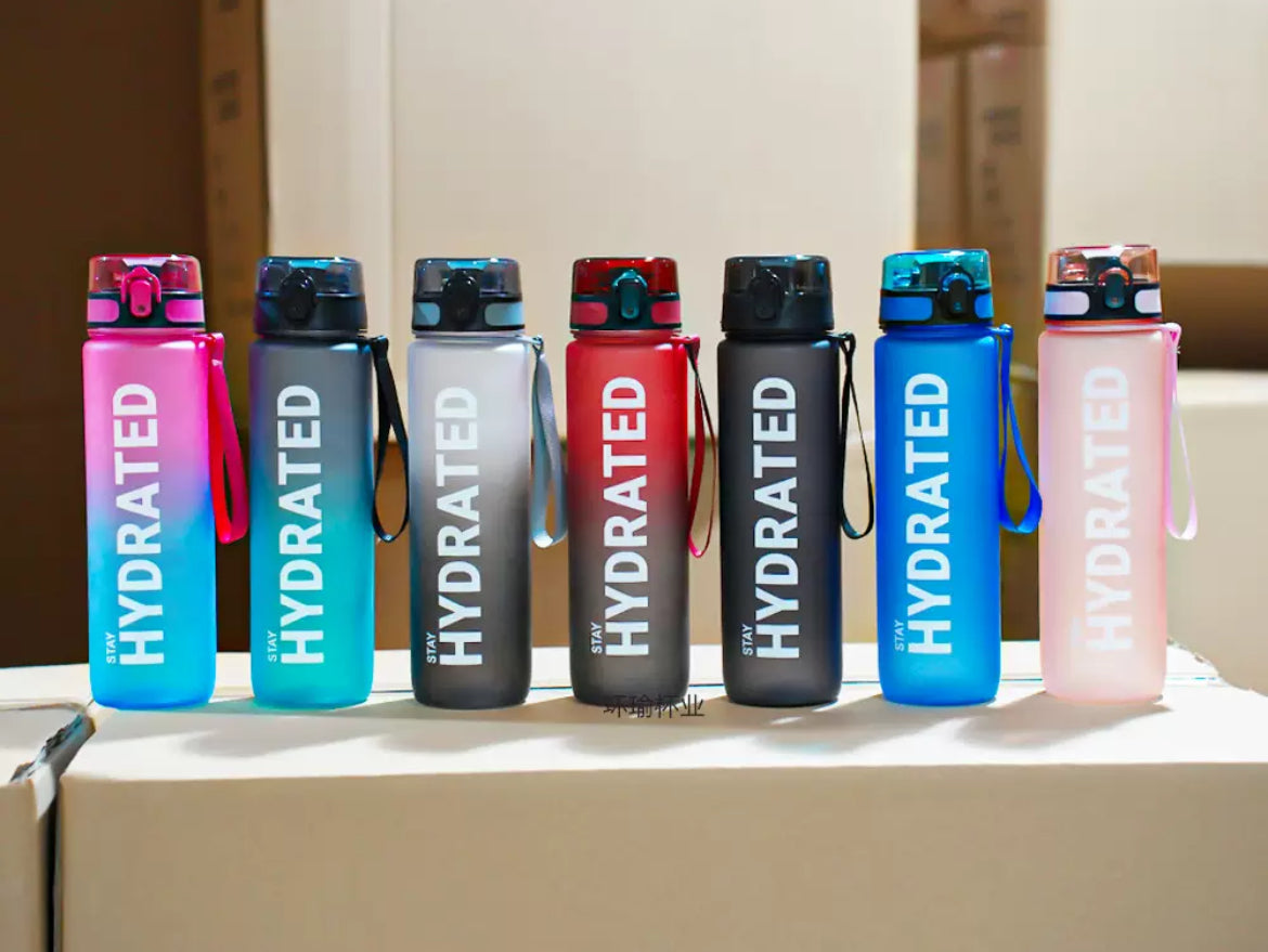 Leak-Proof Reusable Water Bottle with Flip-Top Lid (Stay Hydrated Series)