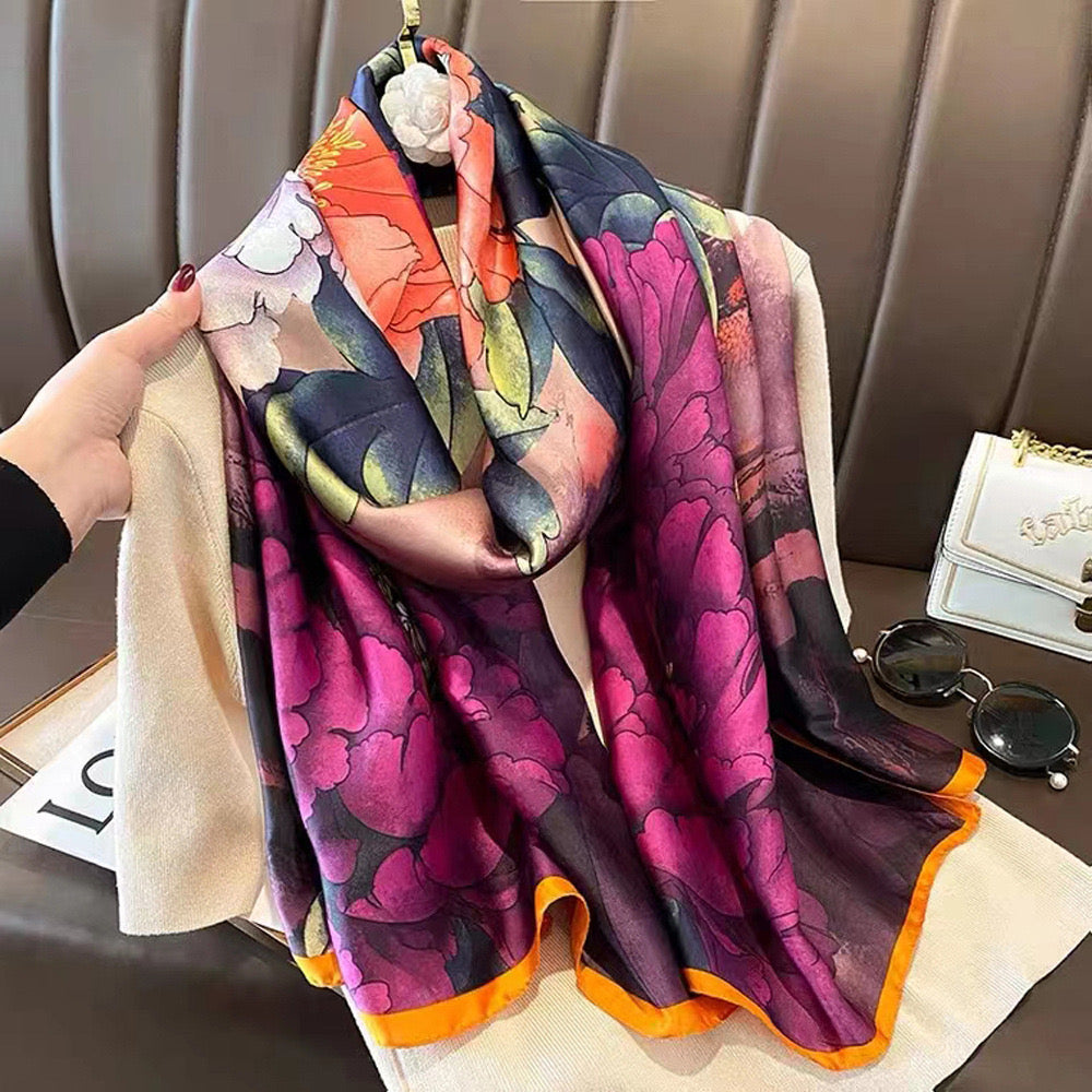 180x90cm High Quality Silk Scarves (Set of 6 designs)