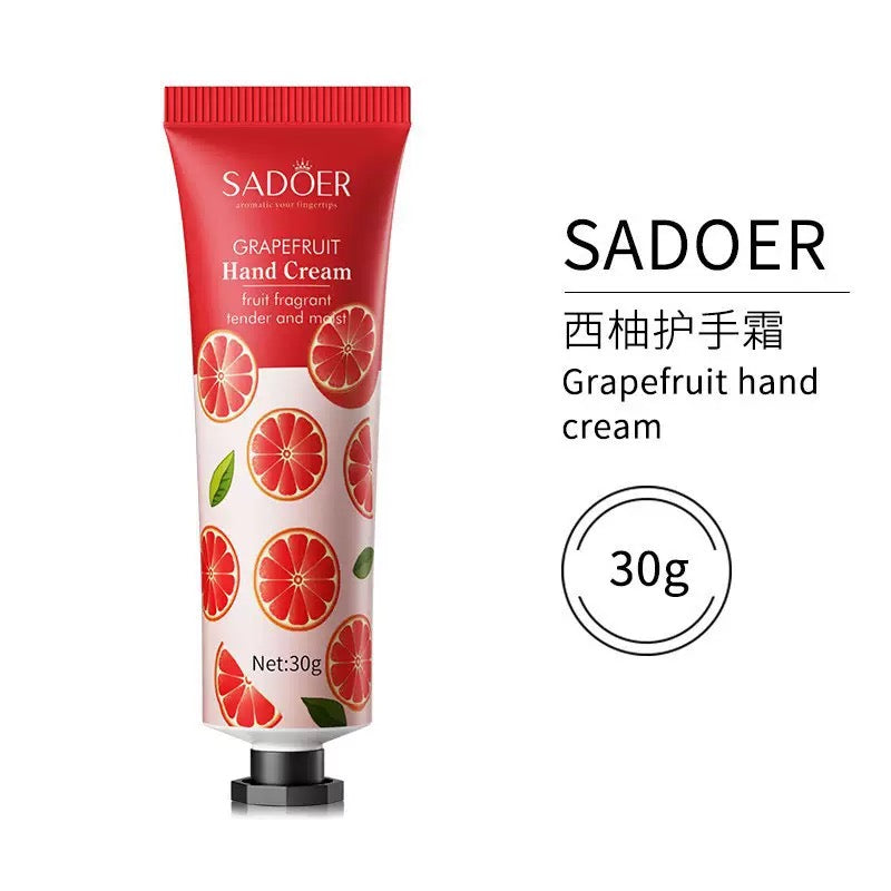 SADOER Botanical Hand Cream Set (Pack of 12 Tubes × 30g) – Mixed Scents Deep Moisturizing Hand Care