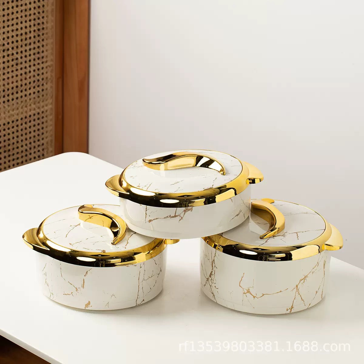 3-Piece Insulated Food Warmer Set (1500,2000,2500ml)