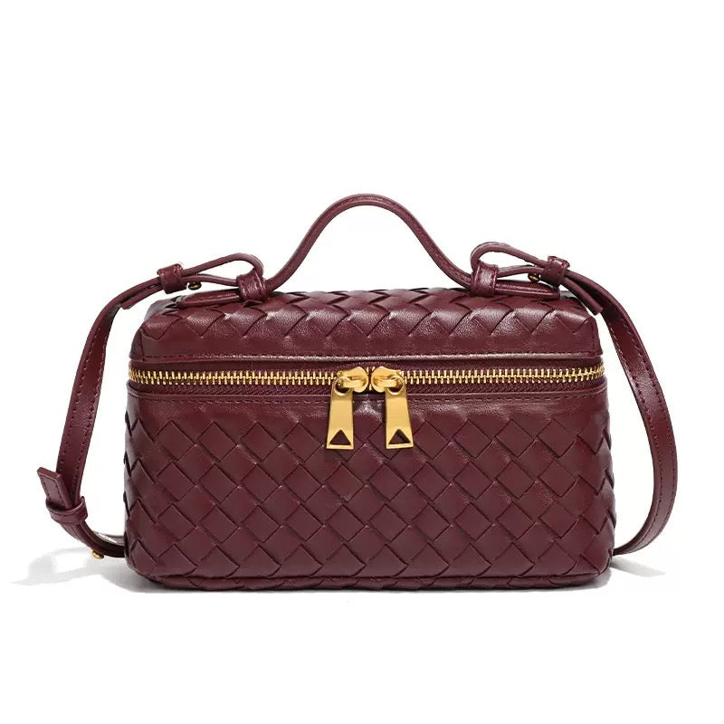 Woven Luxe Mini Crossbody Bag