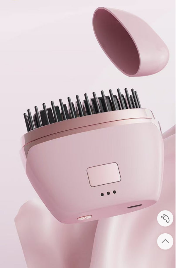 Wireless Rechargeable Mini Hair Straightening Brush