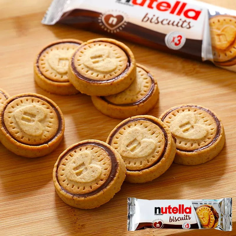 German Nutella Chocolate Filled Biscuits (28-Pack Box)