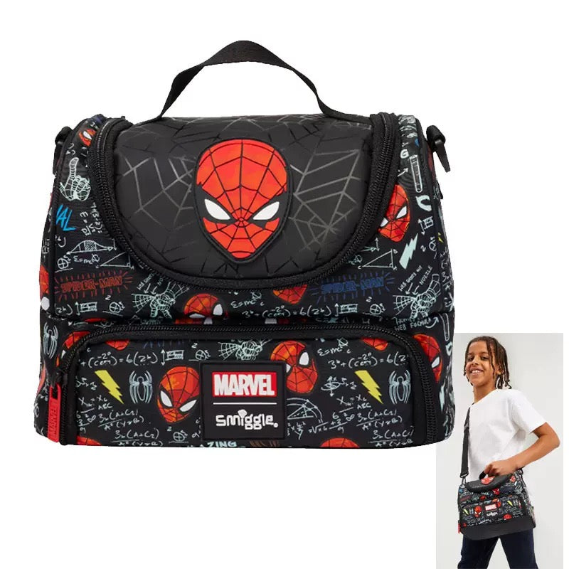 4-Piece Kids School Backpack Set – Cartoon Backpack, Lunch Bag, Pencil Case & Water Bottle