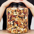 500g Premium Mixed Nuts & Dried Fruit Trail Mix: Assorted Healthy Snack Jar