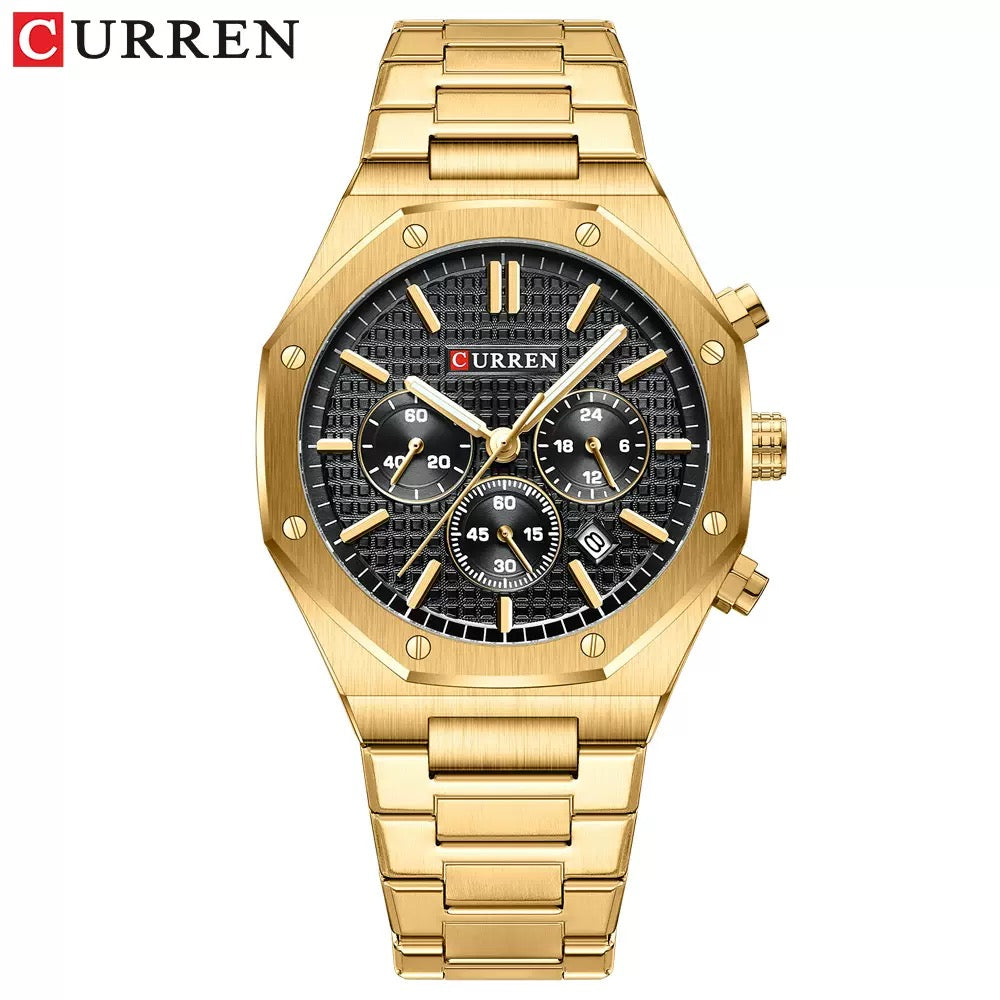 CURREN Classic Chronograph StainlessSteel Watch (Comes Boxed)