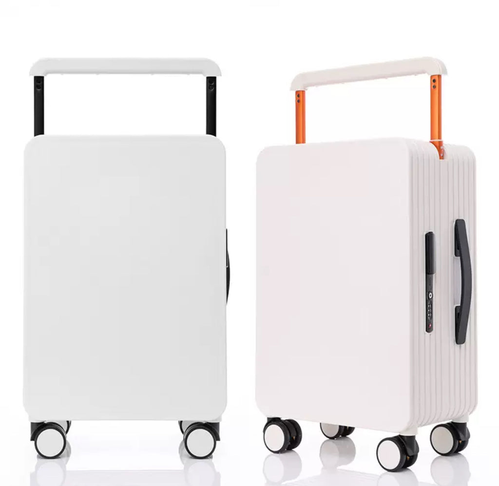 Modern Color-Block Hard-Shell Travel Luggage Set (20/24/26”)