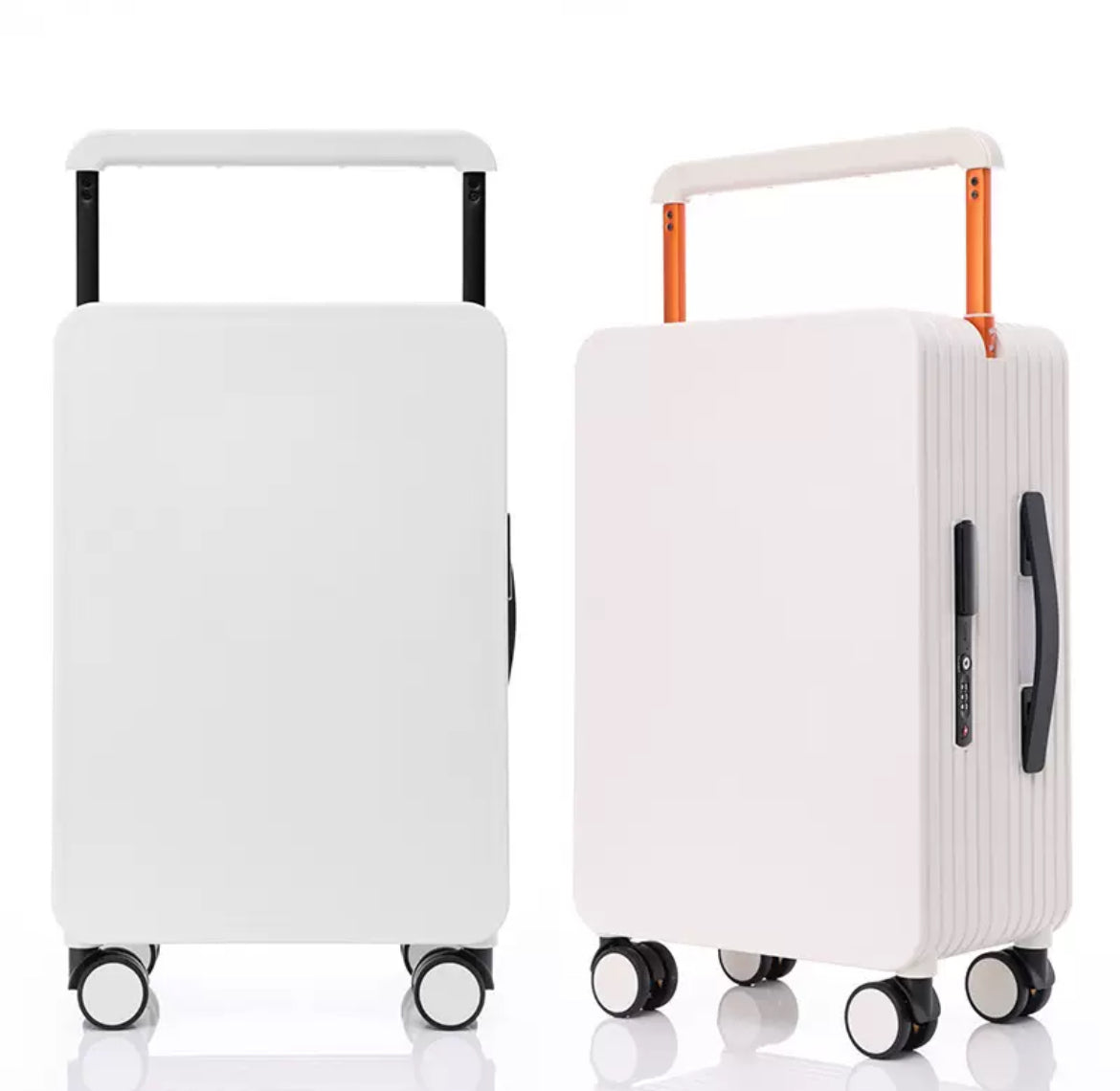 Modern Color-Block Hard-Shell Travel Luggage Set (20/24/26”)