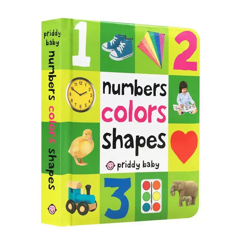 Kids “First 100” Learning Board Book – Early Words, Numbers, Animals & Vehicles (Set of 9 Books)