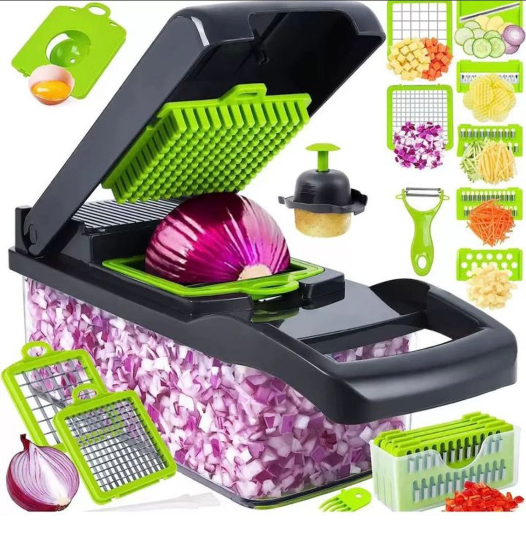 16-piece Multifunctional Vegetable Chopper