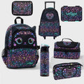4-Piece Kids School Backpack Set – Cartoon Backpack, Lunch Bag, Pencil Case & Water Bottle