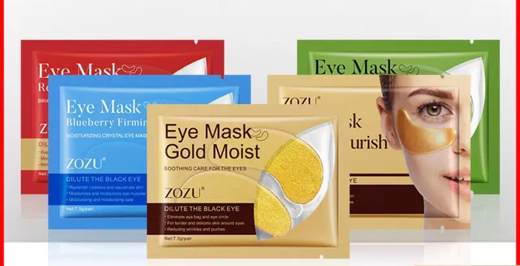ZOZU Crystal Eye Mask Pack of 6 – Hydrating, Firming & Dark Circle Care (Mixed Variants)