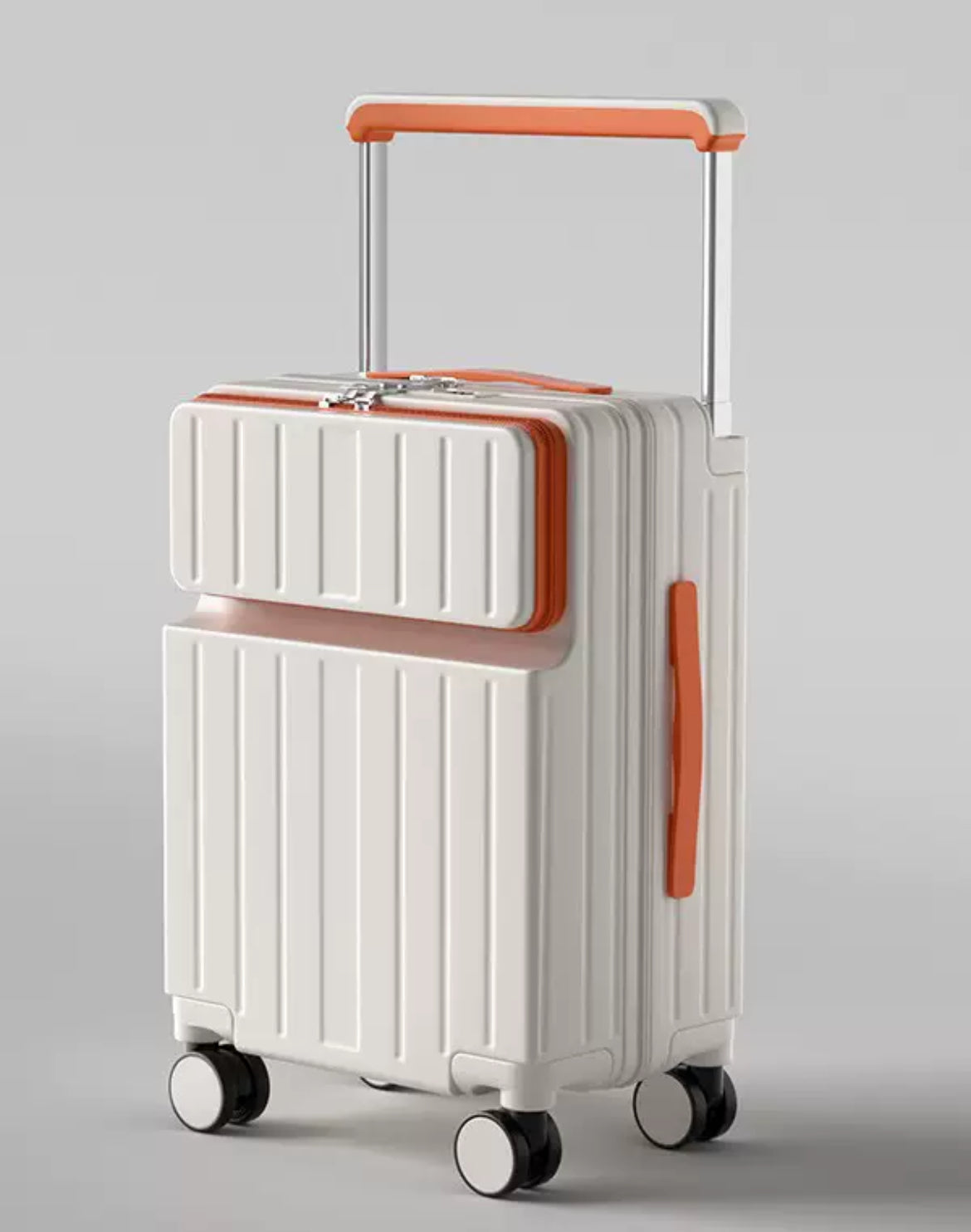Multi-Function Smart Travel Luggage set (20/24/26”) with USB Charging & Phone Stand