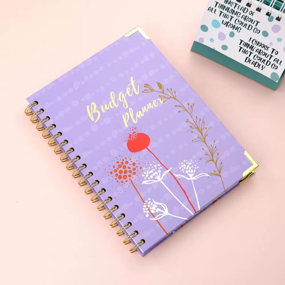 Hardcover Budget & Finance Planner Notebook